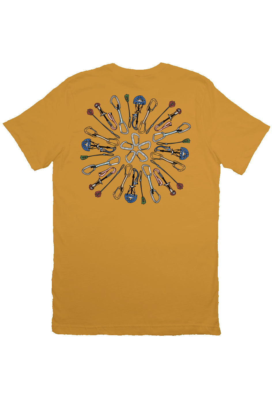 Gear Mandala - T Shirt - Gold