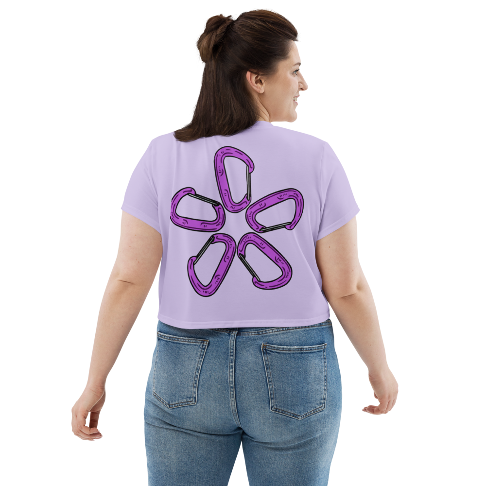 Alpine Flower - Crop Top - Lilac