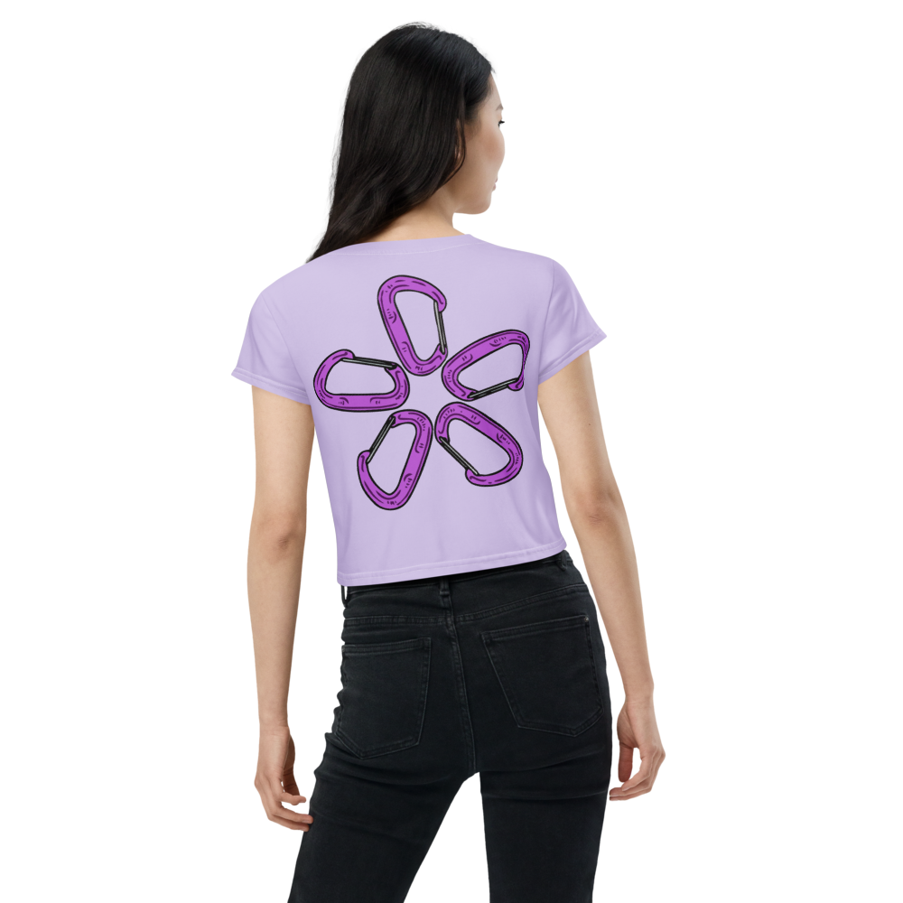 Alpine Flower - Crop Top - Lilac