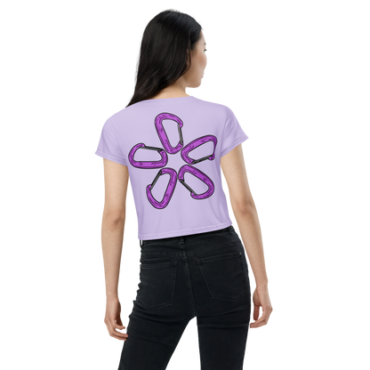 Alpine Flower - Crop Top - Lilac