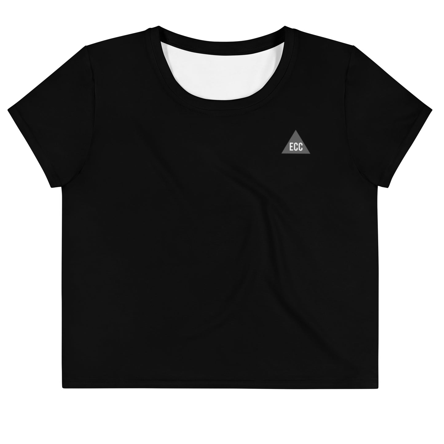 Alpine Flower - Crop Top - Black